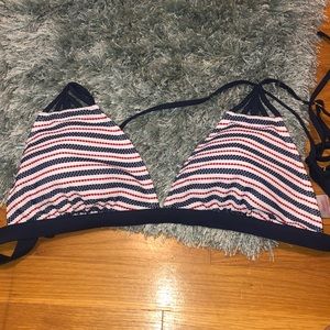 Red white and blue bikini top